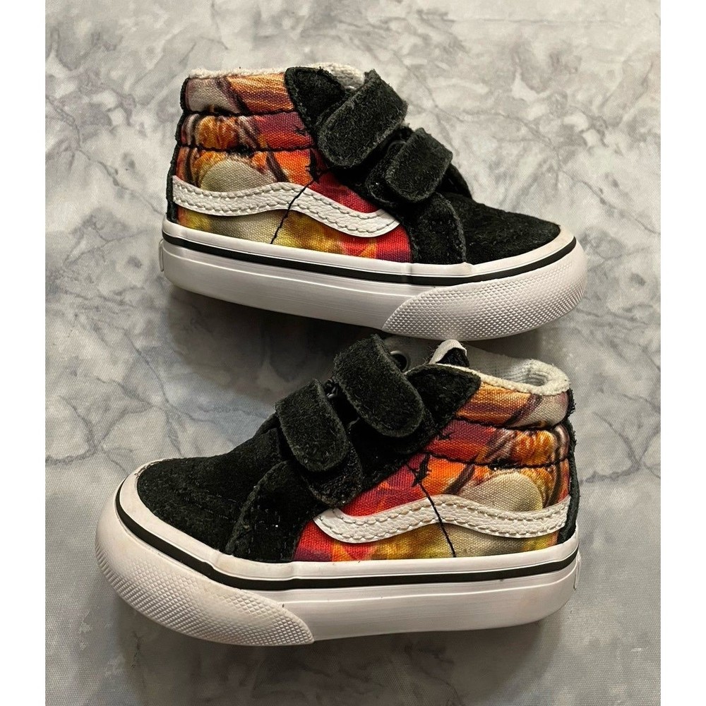 Vans Off The Wall Shark Baby Boy Toddler Shoes, Size 4